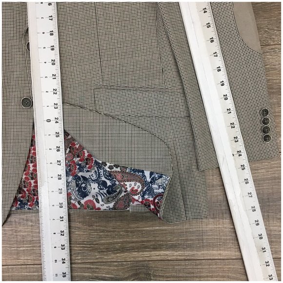 Van Heusen‎ Mens Blazer Sport Coat Two Button Casual Jacket Size 40R Suits - Picture 13 of 13